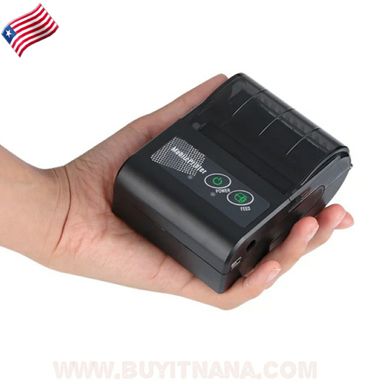 BLUETOOTH RECEIPT PRINTER,  SMARTPHONE CONTROL 200dpi THERMAL LABELS,  PRINTER RECEIPTS, PRINTER WITH 1 ROLL, PRINTER PAPER PORTABLE AND COMPACT 