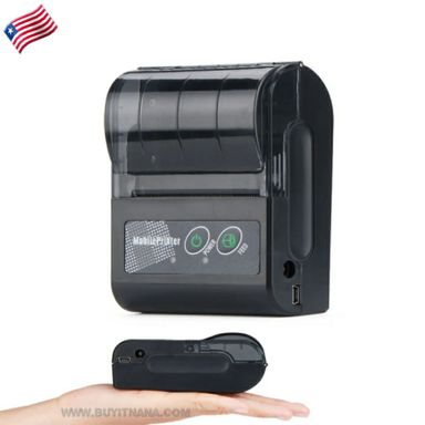 BLUETOOTH RECEIPT PRINTER,  SMARTPHONE CONTROL 200dpi THERMAL LABELS,  PRINTER RECEIPTS, PRINTER WITH 1 ROLL, PRINTER PAPER PORTABLE AND COMPACT 