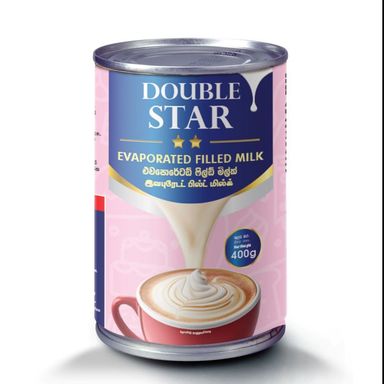 Double Star Evaporated Filled Milk 400g