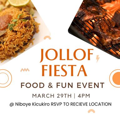 Jollof Fiesta Group Up FOOD | MUSIC | GAMES- Niboye 