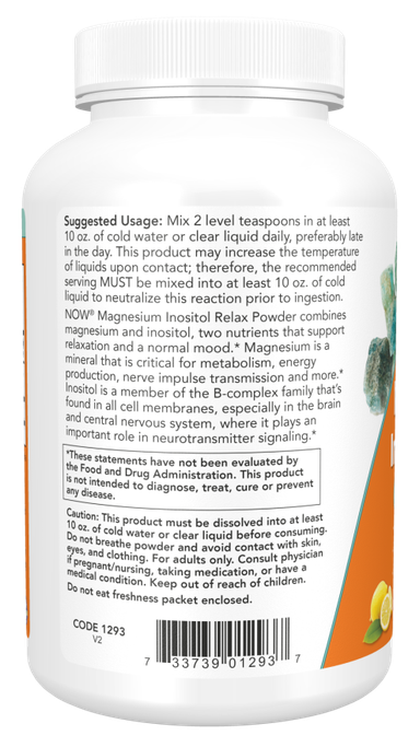 Magnesium Inositol Relax Powder (Fizzy Lemon Flavour)