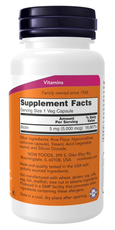 Biotin 5,000 mcg