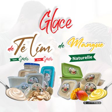 Glace de Télim & Mangue naturelle