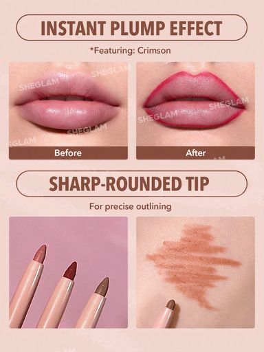 SHEGLAM So Lippy Lip Liner - Crimson