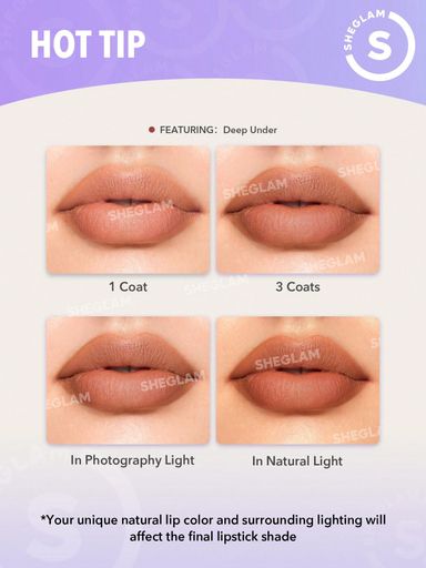 SHEGLAM Starlight Velvet Lipstick - Magical D-Light