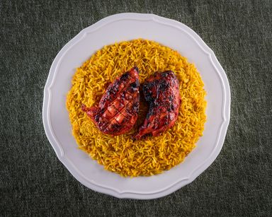 دجاج تندوري مع رز برياني