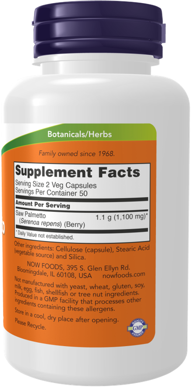 Saw Palmetto Berries 550 mg