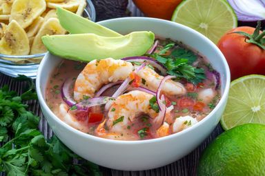 Ceviche Mixto (Camarón y Pescado) (Domingo)