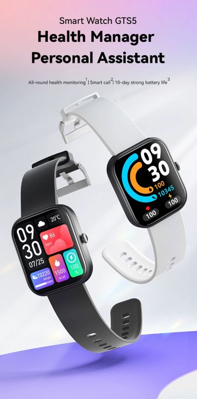 GTS5 Smartwatch - Health Manager & Personal Assistant