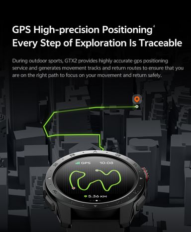 GTX2  -  Tough GPS Smartwatch - All-in-One Outdoor Adventure Companion