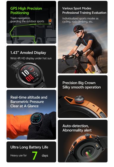 GTX2  -  Tough GPS Smartwatch - All-in-One Outdoor Adventure Companion