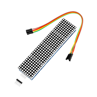 MAX7219 8x32 4 in 1 Dot Matrix LED Display Module Compatible with Arduino and Raspberry Pi