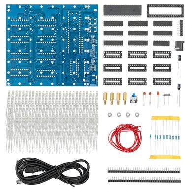 3D LED Cube 8x8x8 Light Matrix cube kit for soldering