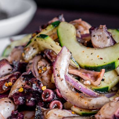 TOSTADA DE AGUACHILE DE PULPO