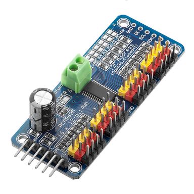 PCA9685 16 channel 12 bit PWM servo driver for Raspberry Pi