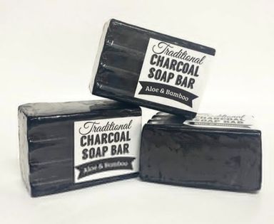 Charcoal soap bar