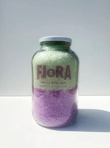 Bath salt in a Jar