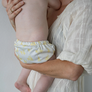 Reusable swim diapers - Lemon floral