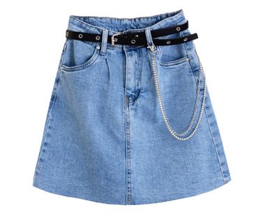 jean skirt