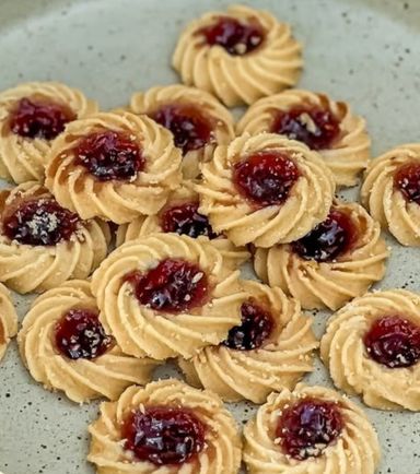 Raspberry Butter Cookies