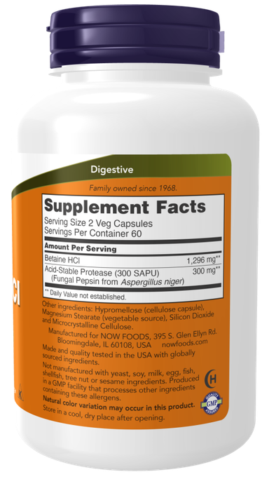 Betaine HCl 648 mg