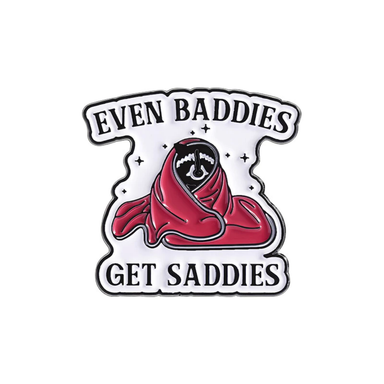 Even Baddies Get Saddies Raccoon Pin