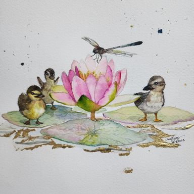 Custom Watercolour Pet Portrait (A5, A4, A3)