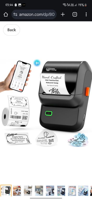 Label Maker Machine with Tape, M100 Bluetooth Label Printer, Versatile App with 1000 Icons and 300 Templates, 2 Inch Address Label Maker for Small Business, Office, Home, School