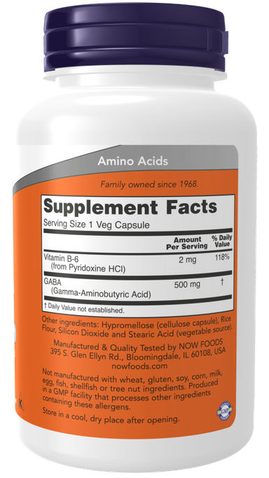 GABA 500 mg with Vitamin B-6