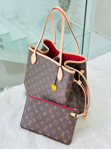 Bolsa neverfull Louis Vuitton - tote 