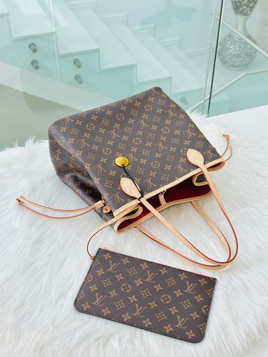 Bolsa neverfull Louis Vuitton - tote 