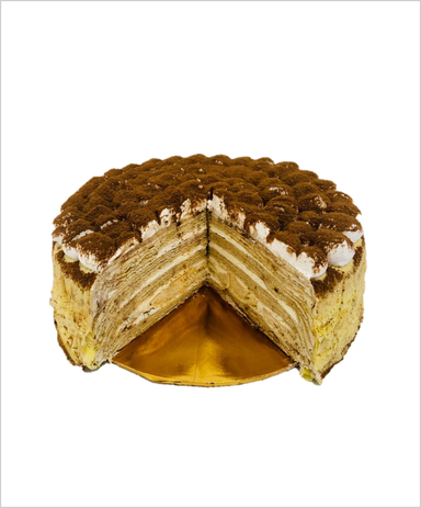 6. Tiramisu Musang King Durian Crepe Cake 🎂 提拉米苏猫山王榴莲千层蛋糕