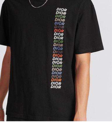 T shirt Christian Dior preta 