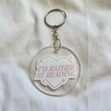 I’d Rather Be Reading Keychain