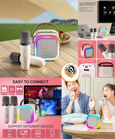  K12 RGB Bluetooth Speaker & Mic 🎶✨