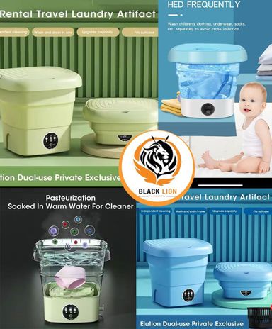 Mini Folding Washing Machine with Dryer 🧺✨