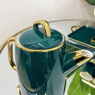 9IN1 CERAMIC TEA POT SET