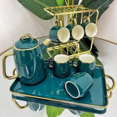 9IN1 CERAMIC TEA POT SET