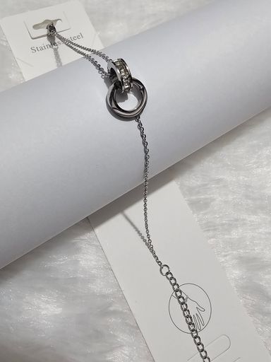 SS Silver Stone Bracelet