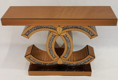 LUXURY CONSOLE TABLE-T08 - ROSE GOLD