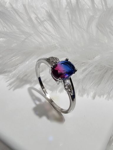 SS AD Multi Stone Rings 