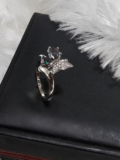 SS AD Multi Stone Rings 