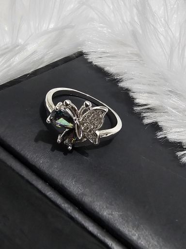 SS AD Multi Stone Rings 
