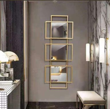 IRON WALL MIRROR DECORATION A2097