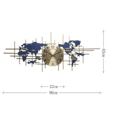 CLOCK IRON WALL DECORATION A2115
