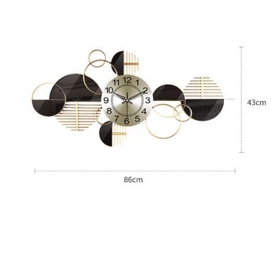 CLOCK IRON WALL DECORATION A2320