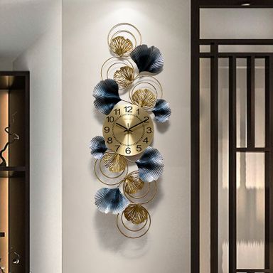 CLOCK IRON WALL DECORATION A0836