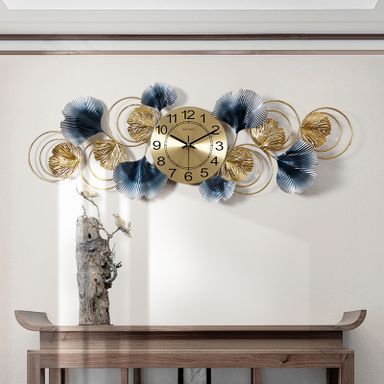 CLOCK IRON WALL DECORATION A0836