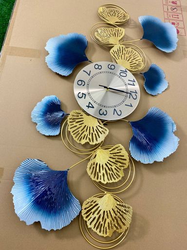 CLOCK IRON WALL DECORATION A0836