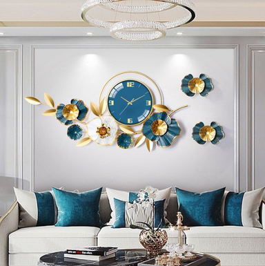 CLOCK IRON WALL DECORATION A2106